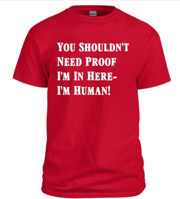 I’m Human Awareness Tee – Red
