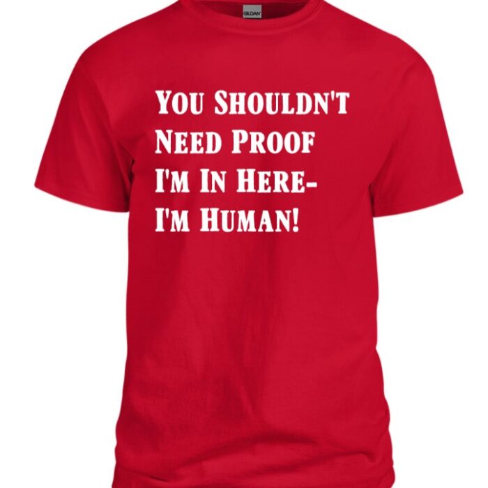 I’m Human Awareness Tee – Red